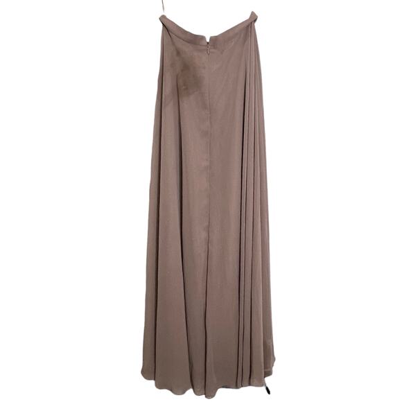 Jenny Yoo Dresses & Skirts - Jenny Yoo Collection Hampton Full Maxi Skirt Sheer Double Lined Purple Silk Sz 2